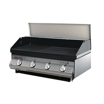 barbecue Euro 4 safety controls Barbecue avec pierre de lave ou sans