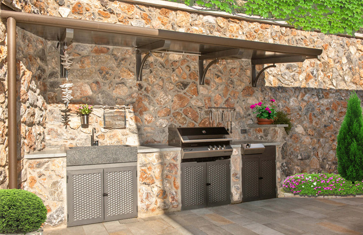 Built-in bbq / Built-in gas barbecue