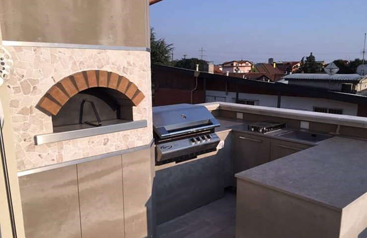 Built-in bbq / Built-in gas barbecue