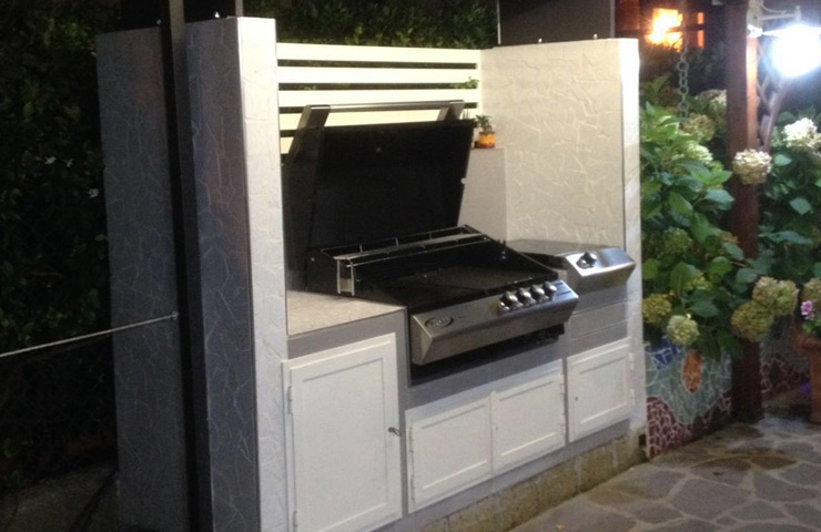Built-in bbq / Built-in gas barbecue