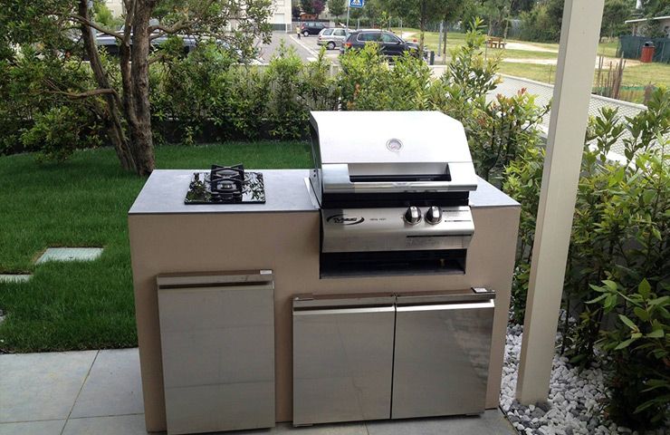 Built-in bbq / Built-in gas barbecue