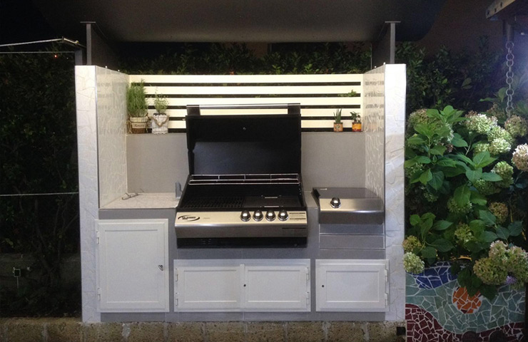 Built-in bbq / Built-in gas barbecue